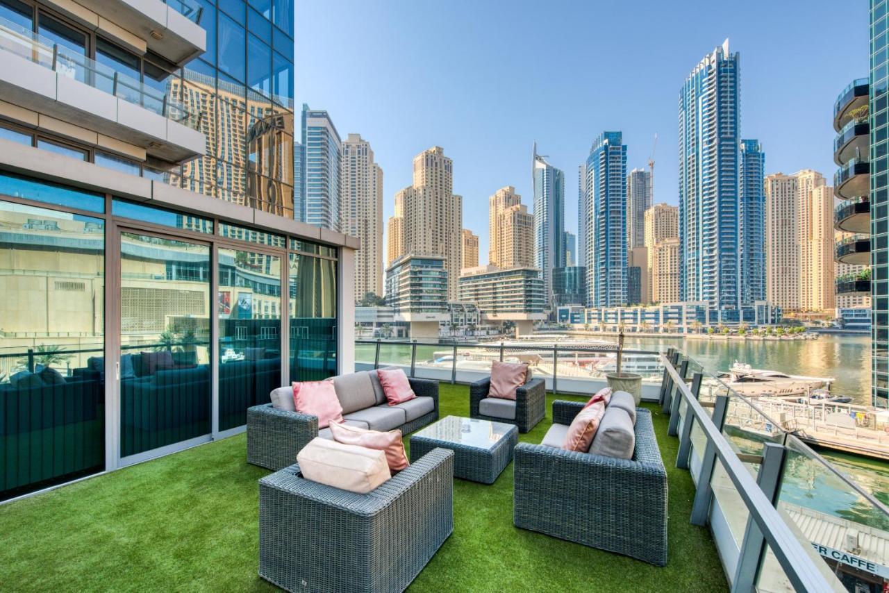 Maison Privee - Big, Bright, Luxury Marina Views Apt Next To Beach Dubai Exteriör bild