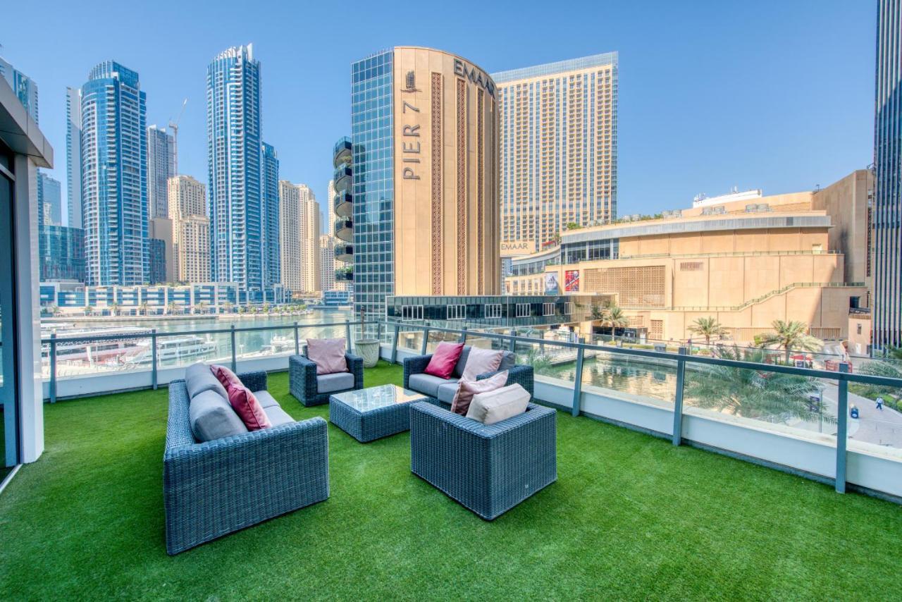 Maison Privee - Big, Bright, Luxury Marina Views Apt Next To Beach Dubai Exteriör bild