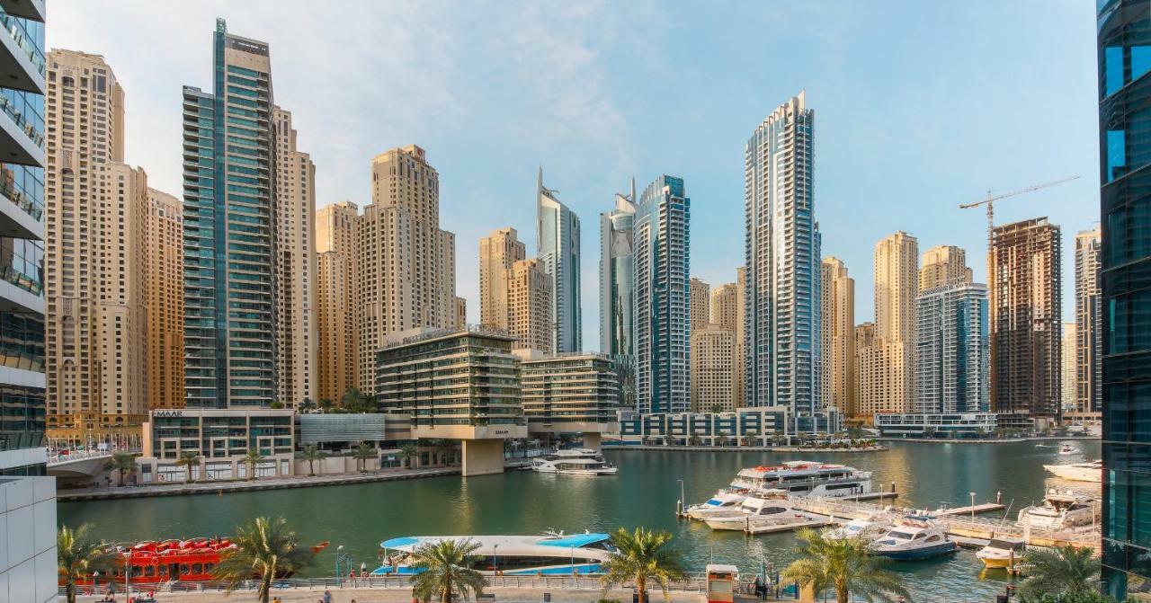 Maison Privee - Big, Bright, Luxury Marina Views Apt Next To Beach Dubai Exteriör bild